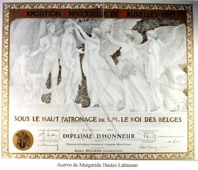 Diplome d'Honneur Bruxelles 1910