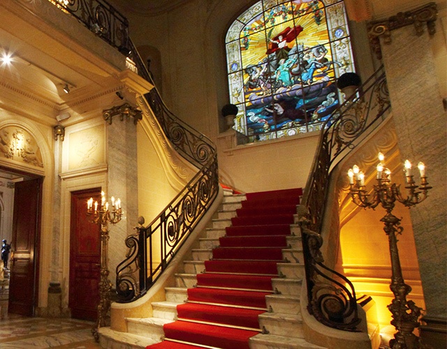 Gradis belga da escadaria Casa de arte e cultura Julieta de Serpa