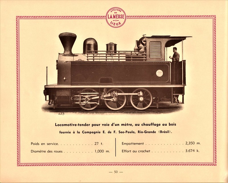 Locomotiva-tender La Meuse EF SP-RG