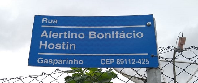 Rua Alertino Bonifácio Hostin