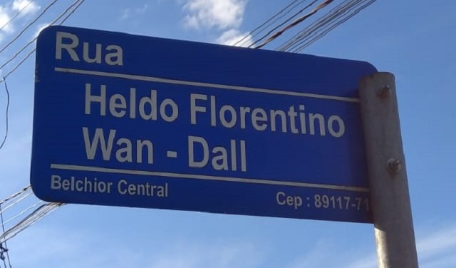 Rua Heldo Florentino Wan-Dall em Gaspar