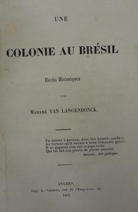 VanLangendonck Une Colonie au Brésil