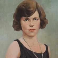 Van Emelen Retrato da filha Marie Louise van Emelen