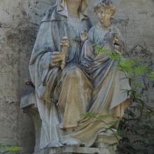 Van Emelen Mosteiro de Santa Maria Estatua da Virgem