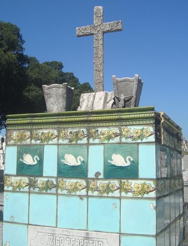 Rio de Janeiro Cemitério Inhauma Azulejos Belgas