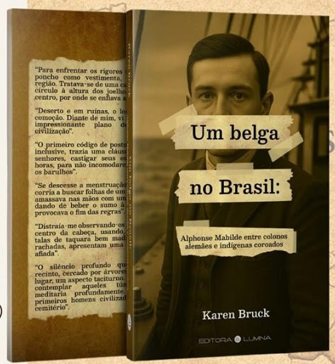 Um belga no Brasil - livro de Karen Bruck